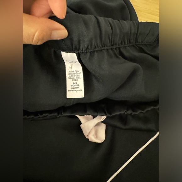 Victoria's Secret Pajama Sleepwear Modal Heaveny Top Cardigan & Satin Pants L - Picture 8 of 9